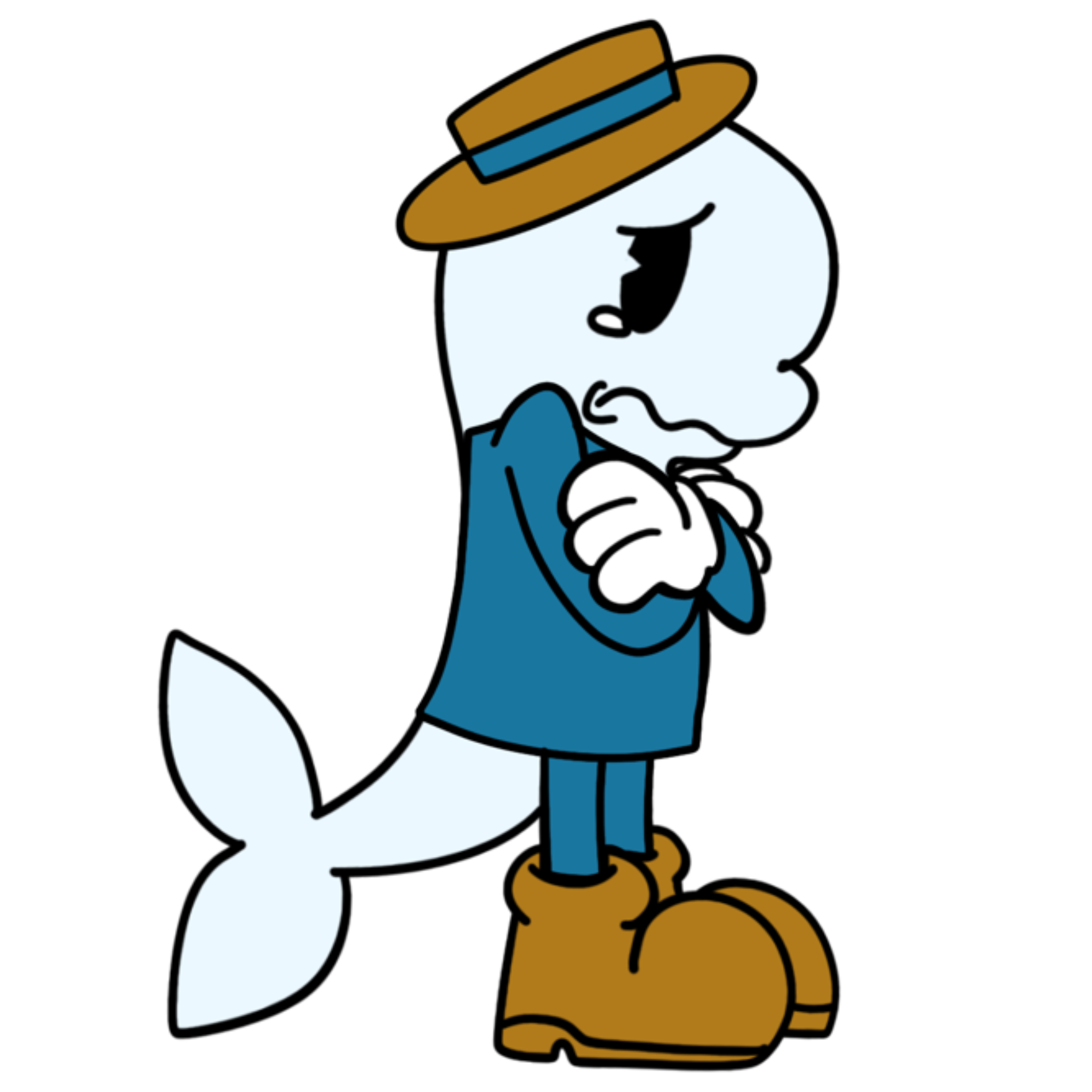 Gathered Mascot Concerned